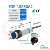 SENSOR REFLECTIVO DIFUSO M18 2 HILOS E3F-18S50A2 240VAC NC GTRIC