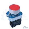 PULSADOR ELECTRICO ROJO NP2 CONTACTO NC 22mm 574843 CHINT